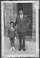 1954 Cresima Roby e zio Beppe Duomo di SantAngelo